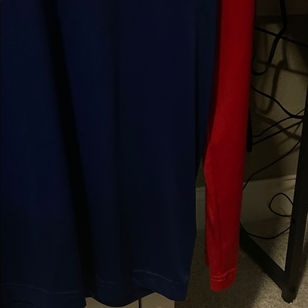 NWOT Fanatics Red and Blue Quarter-Zip Pullover - Picture 6 of 8
